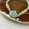 Type A Semi Icy Green Pixiu Jadeite Bracelet 2.67g 16.9 by 13.6 by 5.9mm - Huangs Jadeite and Jewelry Pte Ltd