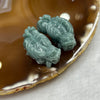 Type A Blueish Green Jade Jadeite Pi Xiu 15.51g 36.8 by 18.5 by 14.0mm - Huangs Jadeite and Jewelry Pte Ltd
