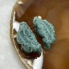 Type A Blueish Green Jade Jadeite Pi Xiu 15.51g 36.8 by 18.5 by 14.0mm - Huangs Jadeite and Jewelry Pte Ltd