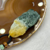 Type A Yellow and Green Jadeite Dragon and Gui Ren Pendant 36.45g 58.2 by 30.9 by 11.2mm - Huangs Jadeite and Jewelry Pte Ltd
