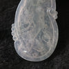 Icy Type A Burmese Jade Jadeite Lavender Feng Shui Guan Yin Religion Pendant - Huangs Jadeite and Jewelry Pte Ltd