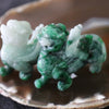 Pair of Pixiu Type A Burmese Jade Jadeite Tian Lu Feng Shui Wealth & Protection with NGI Cert - Huangs Jadeite and Jewelry Pte Ltd