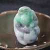 Type A Burmese Jade Jadeite Monkey with a peach - 174.63g L63.4 W45.3 D35.7mm - Huangs Jadeite and Jewelry Pte Ltd