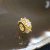 Gold Plated Copper Crystal Charm - Huangs Jadeite and Jewelry Pte Ltd