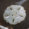Natural Vintage Nephrite Old Chinese Carving Pendant - 37.61g L51.1 E51.7 D9.5mm - Huangs Jadeite and Jewelry Pte Ltd