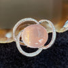 Natural Star Rose Quartz 玫瑰石英 18K White gold & Diamonds Ring - 14.46g US6 HK13 - Huangs Jadeite and Jewelry Pte Ltd