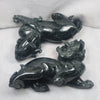 Black Jadeite Jade Pi Xiu Tian Lu Display Pair for Wealth & Protection - Huangs Jadeite and Jewelry Pte Ltd
