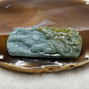 Type A Blueish Green Fu Lu Shou Jade Jadeite 59.04g 70.6 by 39.8 by 10.0mm - Huangs Jadeite and Jewelry Pte Ltd