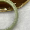 Type A Green and Yellow Jadeite Bangle 48.79g inner diameter 56.2mm 12.6 by 7.5mm - Huangs Jadeite and Jewelry Pte Ltd