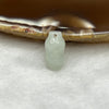 Type A Green Jade Jadeite Peanut - 1.50g 14.0 by 7.4 by 7.4 mm - Huangs Jadeite and Jewelry Pte Ltd