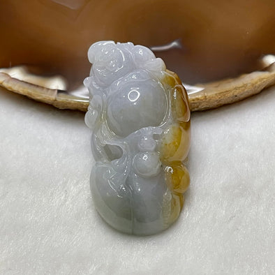 Type A Yellow Jade Jadeite Milo Buddha 35.7g 55.0 by 28.3 by 14.0mm - Huangs Jadeite and Jewelry Pte Ltd