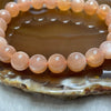 Natural Sunstone Crystal Bracelet 太阳石 18.07g 8.5mm/bead 22 beads - Huangs Jadeite and Jewelry Pte Ltd
