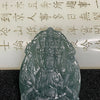 Type A Blueish Green Jade Jadeite thousand hands Guan Yin 30.29g 58.5 by 36.0 by 7.3mm - Huangs Jadeite and Jewelry Pte Ltd