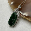 Type A Green Omphacite Jade Jadeite Ruyi - 3.22g 37.6 by 16.0 by 5.2mm - Huangs Jadeite and Jewelry Pte Ltd