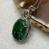 Type A Green Omphacite Jade Jadeite Ruyi - 3.09g 35.0 by 17.3 by 5.4mm - Huangs Jadeite and Jewelry Pte Ltd