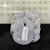 Type A Light Green 5 Rats Jade Jadeite Pendant - 43.63g 51.5 by 44.2 by 11.6mm - Huangs Jadeite and Jewelry Pte Ltd