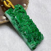 Type A High Quality Green Jade Jadeite Shan Shui Necklace - 29.90g 54.2 by 28.1 by 7.7mm - Huangs Jadeite and Jewelry Pte Ltd