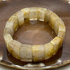 Natural Golden Rutilated Quartz Bracelet 手牌 - 75.17g 18.6 by 13.4 by 8.1mm/piece 18 pieces - Huangs Jadeite and Jewelry Pte Ltd
