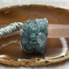Type A Semi Icy Blueish Green Jade Jadeite Pixiu 44.78g 38.5 by 26.0 by 24.4mm - Huangs Jadeite and Jewelry Pte Ltd