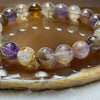 Natural Purple Titanium Crystal Bracelet 25.54g 9.8mm/bead 20 beads - Huangs Jadeite and Jewelry Pte Ltd
