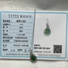 Type A Green Omphacite Jade Jadeite Pixiu  -2.26g 26.1 by 12.0 by 5.5mm - Huangs Jadeite and Jewelry Pte Ltd