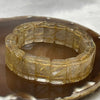 Natural Golden Rutilated Quartz Bracelet 手牌 - 69.11g 18.5 by 7.9mm/piece 20 pieces - Huangs Jadeite and Jewelry Pte Ltd