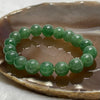 Rare High Quality Type A Full Green Jade Jadeite Beads Bracelet - 33.98g 10.4mm/bead 18 beads - Huangs Jadeite and Jewelry Pte Ltd