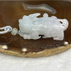 Grand Master Certified Type A Lavender and Green Jade Jadeite Pixiu Pendant 43.84g 51.2 by 23.2 by 18.2 mm - Huangs Jadeite and Jewelry Pte Ltd