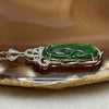 Type A Green Omphacite Jade Jadeite Ruyi - 3.68g 40.5 by 13.0 by 5.3mm - Huangs Jadeite and Jewelry Pte Ltd