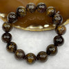 Natural Amethyst Cacoxenite Crystal Bracelet 74.95g 15.5mm/bead 15 beads - Huangs Jadeite and Jewelry Pte Ltd