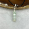 Type A Green Jade Jadeite Bamboo 3.27g 19.9 by 6.2 by 6.2 mm - Huangs Jadeite and Jewelry Pte Ltd