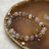 Natural Purple Titanium Crystal Bracelet 13.21g 7.4mm/bead 26 beads - Huangs Jadeite and Jewelry Pte Ltd