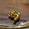 Type A Green Jade Jadeite 18K Gold Bear - 0.80g 18.1 by 13.4 by 10.3mm - Huangs Jadeite and Jewelry Pte Ltd