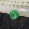 Type A Spicy Green Jade Jadeite Ping An Kou 1.91g 18.3 by 18.3 by 2.6mm - Huangs Jadeite and Jewelry Pte Ltd