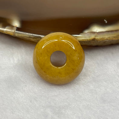 Natural Yellow Agate Ping An Kou Charm each about 5.75 g 19.8 mm 19.8 mm 9.8 mm - Huangs Jadeite and Jewelry Pte Ltd