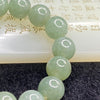 Type A Light Oily Green Jadeite Bracelet 62.33g 13.3mm 16 Beads - Huangs Jadeite and Jewelry Pte Ltd