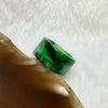 Type A Spicy Green Jade Jadeite Flat Ring 3.27g US3.25 HK6.5 Inner Diameter 14.3mm Thickness 9.1 by 2.3mm - Huangs Jadeite and Jewelry Pte Ltd