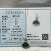 Type A Green Omphacite Jade Jadeite Milo Buddha - 3.52g 25.9 by 18.5 by 5.5mm - Huangs Jadeite and Jewelry Pte Ltd