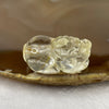 Natural Golden Rutilated Quartz Pixiu Charm for Wealth and Protection 13.04g 31.3 by 18.8 by 13.8mm - Huangs Jadeite and Jewelry Pte Ltd