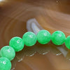 Rare High End Yang Green Icy Jade Jadeite Bracelet with NGI Cert 38.66g 11.0mm/bead 17beads - Huangs Jadeite and Jewelry Pte Ltd