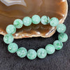 Type A Burmese Piao Hua Jade jadeite bracelet 72.13g 14mm 15 beads - Huangs Jadeite and Jewelry Pte Ltd
