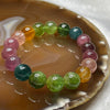 Natural Tourmaline Crystal Bracelet 电气石 34.21g 10.5mm/bead 18 beads - Huangs Jadeite and Jewelry Pte Ltd