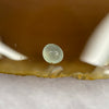 Type A Icy Light Green Jade Jadeite Cabochon for Setting - 0.65ct 5.4 by 5.0 by 3.0mm - Huangs Jadeite and Jewelry Pte Ltd