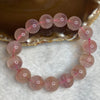 Natural Rutilated Rose Quartz 52.30g 13.6mm 15 Beads - Huangs Jadeite and Jewelry Pte Ltd