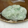 Type A Semi Icy Green Jadeite Dragon Pendant 102.64g 71.2 by 52.0 by 19.3mm - Huangs Jadeite and Jewelry Pte Ltd
