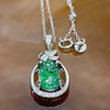 Type A Green Omphacite Jade Jadeite Pixiu - 2.27g 26.0 by 11.9 by 5.5mm - Huangs Jadeite and Jewelry Pte Ltd