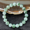 Type A Burmese Jade Jadeite Icy Green Piao Hua Bracelet - 32.26g 9.9mm/bead 19 beads - Huangs Jadeite and Jewelry Pte Ltd