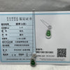 Type A Green Omphacite Jade Jadeite Hulu -2.57g 25.8 by 10.6 by 6.5mm - Huangs Jadeite and Jewelry Pte Ltd