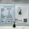 Type A Green Omphacite Jade Jadeite Hulu - 2.90g 25.3 by 12.4 by 6.0mm - Huangs Jadeite and Jewelry Pte Ltd