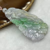 Grand Master Certified Type A Lavender and Green Jade Jadeite Phoenix Pendant 29.14g 64.4 by 32.3 by 8.5 mm - Huangs Jadeite and Jewelry Pte Ltd